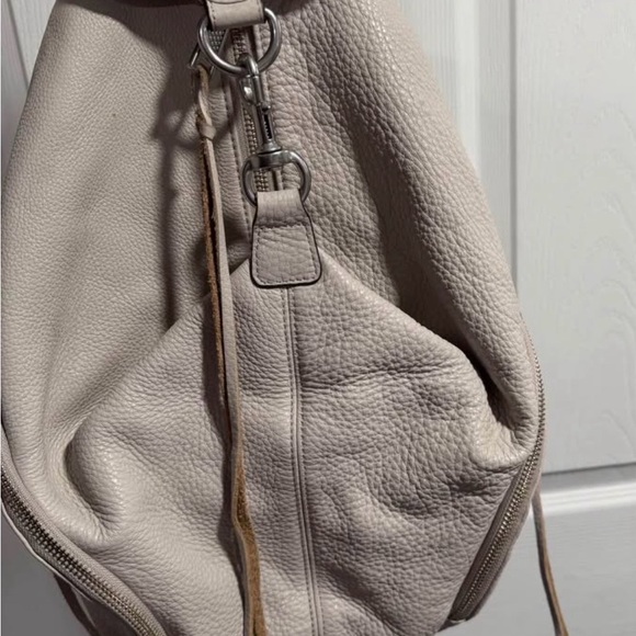 Rebecca Minkoff Cream Leather Backpack